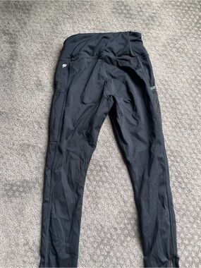 Fabletics Black High-Rise Performance Leggings with Side Pocket